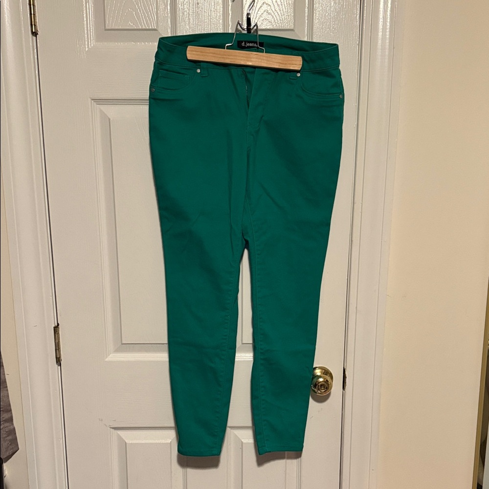 d. jeans Teal Skinny Jeans